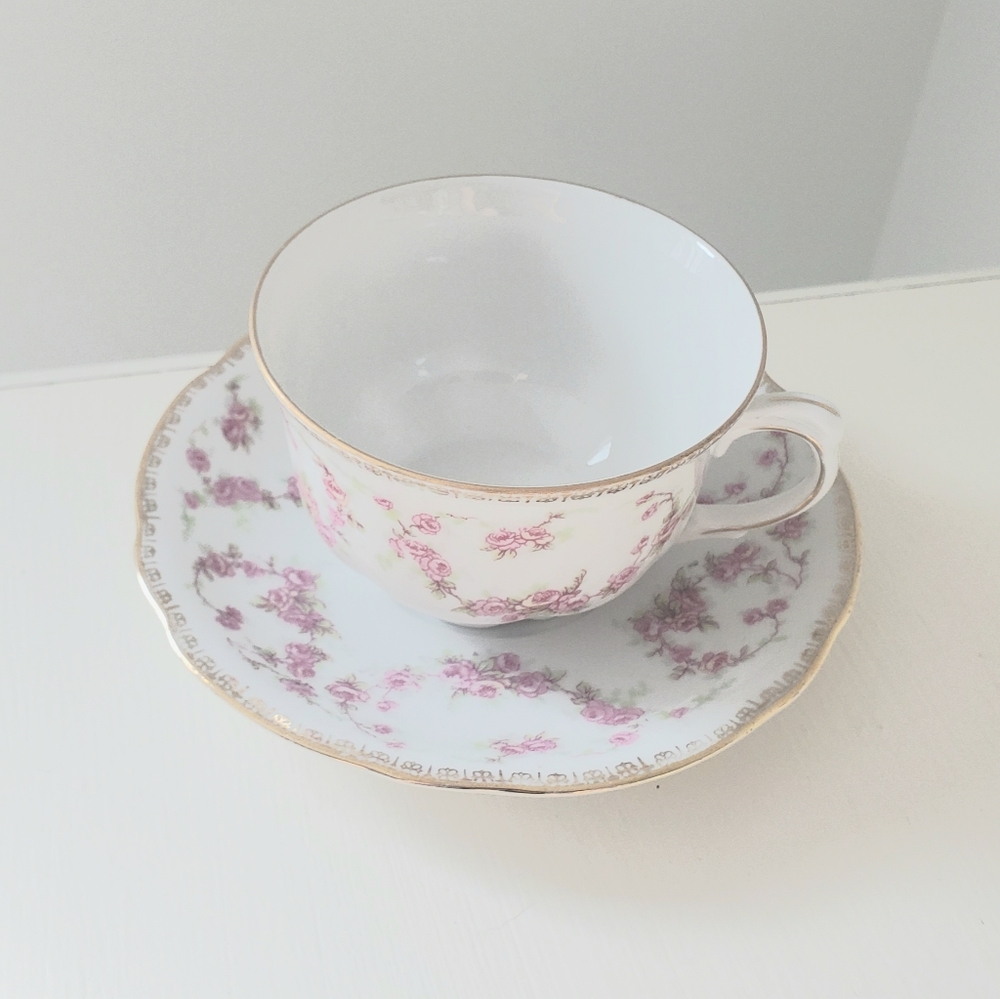 Shumann Vintage Original Bridal Rose Tea Cup and Saucer